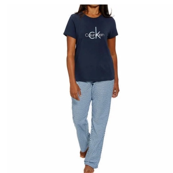 Calvin Klein Womens Fleece PJ Set - Picture 1 of 4